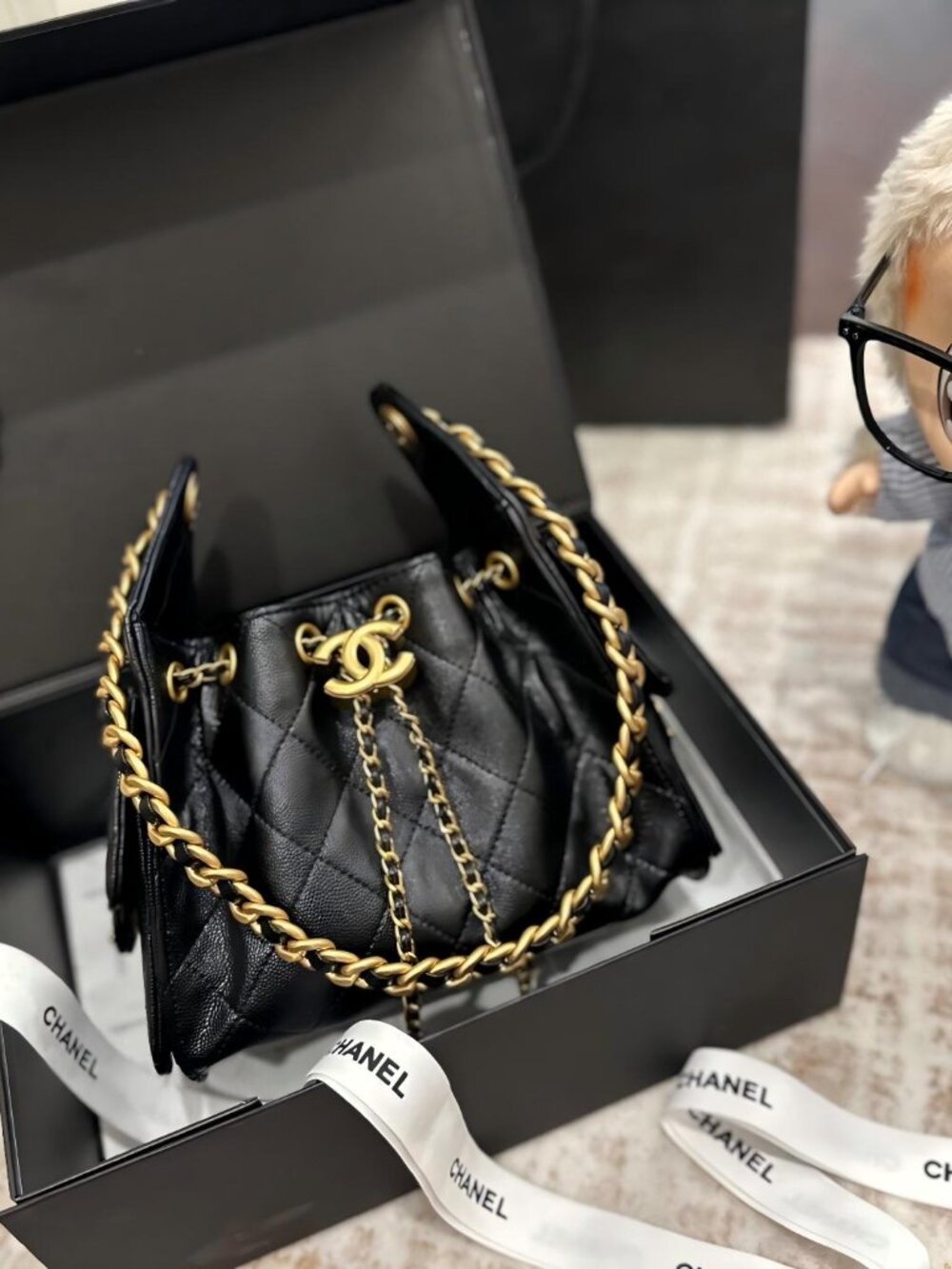 CHANEL Mini Bucket Bag